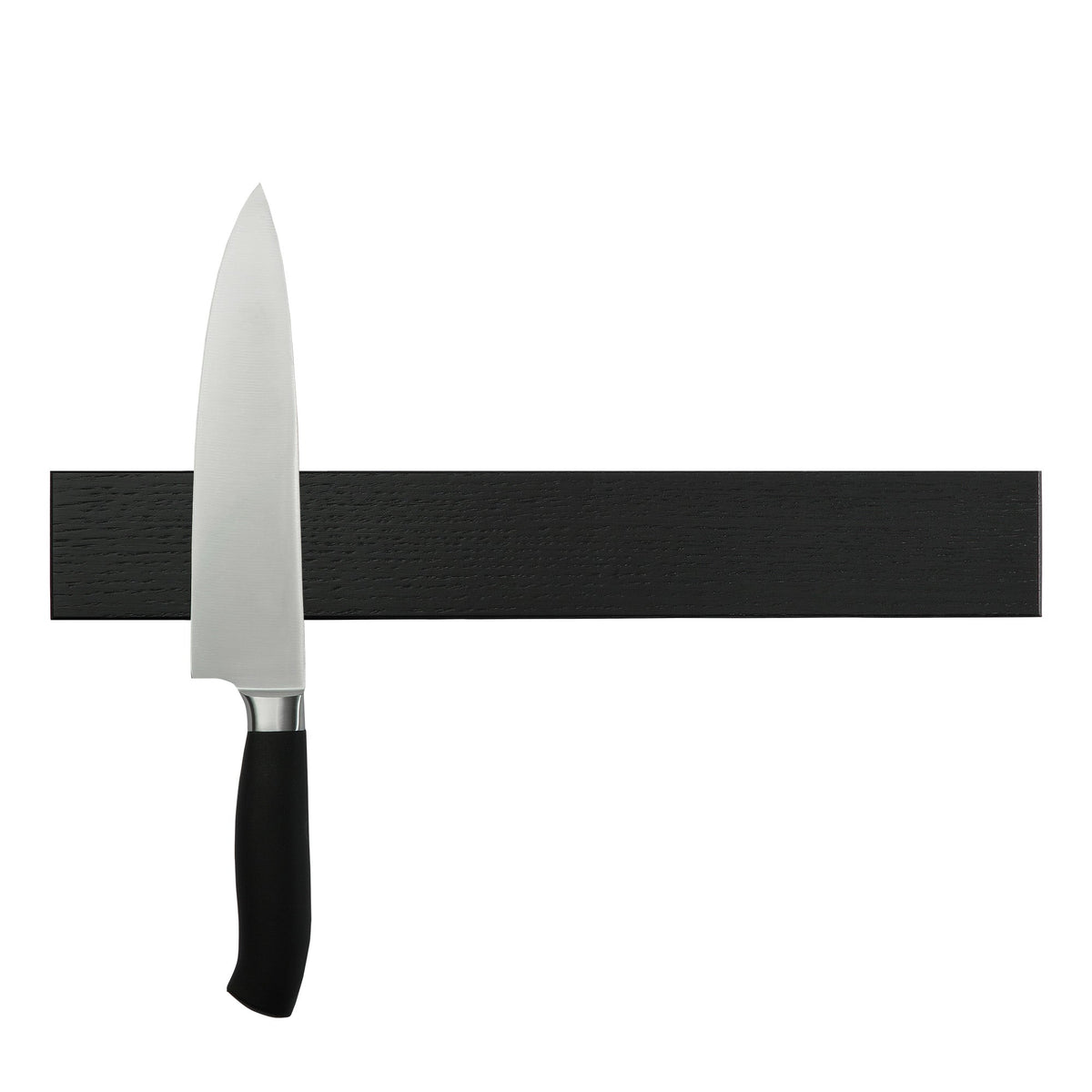 Knivmagnet i sortlakeret eg